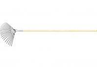 Грабли веерные деревян. черенок, 20-зубов стальные СИБРТЕХ