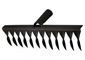 Грабли садовые без  черенка, 12-зубов 320мм витые СИБРТЕХ