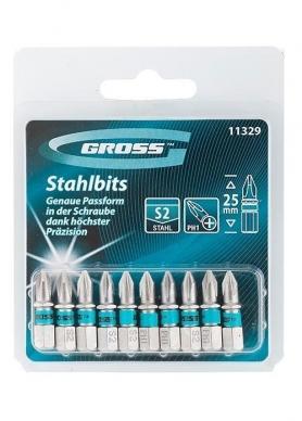 Бита PH1х 25мм 10шт.GROSS