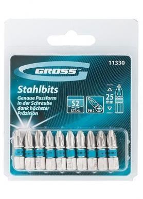 Бита PH2х 25мм 10шт.GROSS