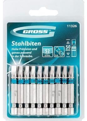 Бита SL6х 50мм 10шт.GROSS