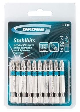Бита PZ2х 50мм 10шт.GROSS