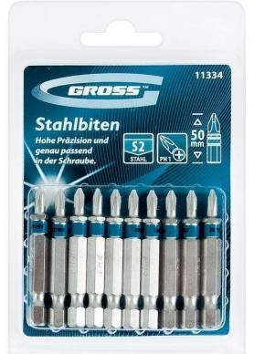 Бита PZ3х 50мм 10шт.GROSS