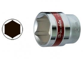 Головка 16 мм, 6-гранная, CrV, 1/2