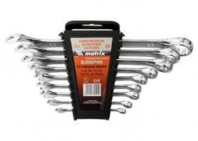 Набор ключей комбинированных,  9шт. зеркальных MATRIX
