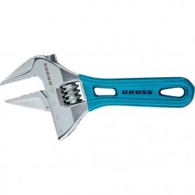 Ключ разводной 140мм, укороченная ручка GROSS