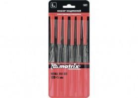 Надфиль набор  6шт, 180х5мм, MATRIX