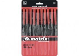 Надфиль набор 10шт, 180х5мм, MATRIX