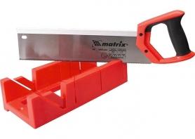 Стусло пластикковые 300х100мм+пила 350мм MATRIX