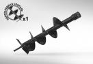 Шнек для бурения грунта однозаходный Carver  GDB-250