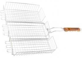 Решетка-гриль 315х410х65мм, хром PALISAD