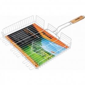 Решетка-гриль 240х310х55мм, хром SPARTA