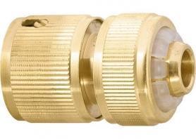Соединитель 3/4 аквастоп. латунь PALISAD 66265
