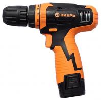 Дрель аккумуляторная ВИХРЬ ДА-12Л-2К