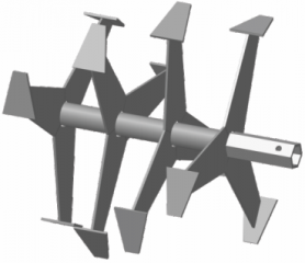 Фреза для мотоблока  «Гусиные лапки»  S-24