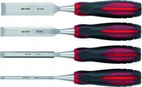 Набор долот-стамесок плоских, 4 штуки, 6-12-18-24 мм MATRIX