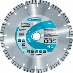 Диск алмазный Gross 230 х 22,2  турбо-сегментный 730087