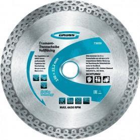 Диск алмазный Gross 125 х 22,2 сплошной 73053