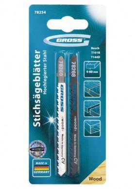 Пилки для лобзика набор GROSS  2шт (78254)
