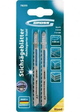 Пилки для лобзика набор GROSS  2шт (78255)