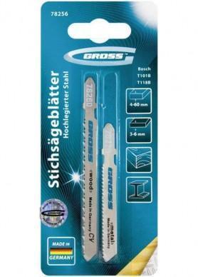 Пилки для лобзика набор GROSS  2шт (78256)