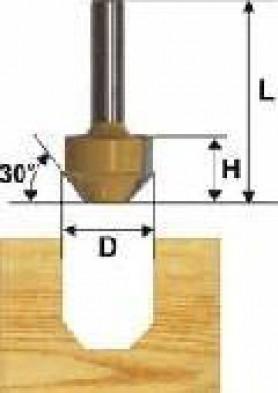 Фреза Энкор 10510 пазовая фасонная