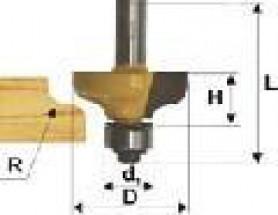 Фреза Энкор 9254 кромочная калевочная