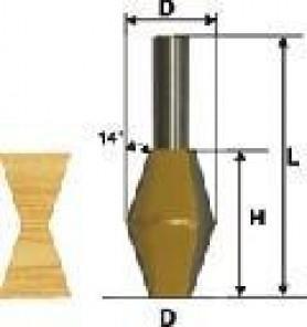 Фреза Энкор 10643 кромочная конусная