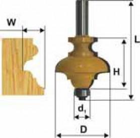 Фреза Энкор 10570 кромочная фигурная мультипрофиль