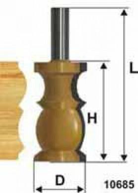 Фреза Энкор 10685 кромочная фигурная