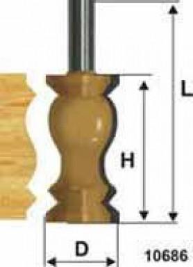 Фреза Энкор 10686 кромочная фигурная