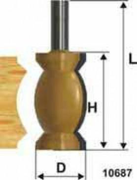 Фреза Энкор 10687 кромочная фигурная