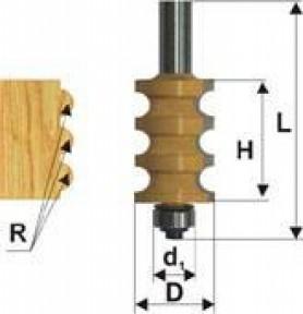 Фреза Энкор 10690 кромочная фигурная
