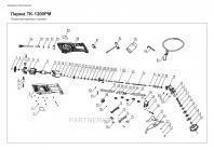 Опора подшипника передняя  Парма ТК-1200РМ (12015)