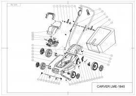 Двигатель в сборе LME-1840 (SF7 115)