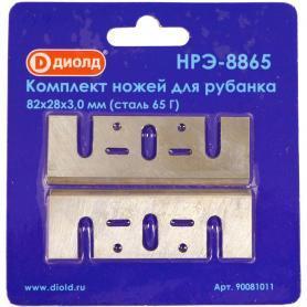 Нож д/рубанка 82х28х3мм Диолд сталь 65Г