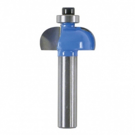 Фреза Кратон кромочная калевочная с подшипником  Ø25,7х6,3 мм R6,3 мм, хв. 8 мм