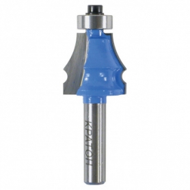 Фреза Кратон кромочная фигурная с подшипником  Ø22,8х20,0 мм R4,0 мм, хв. 8 мм