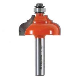 Фреза Кратон кромочная калевочная с подшипником  PROF Ø33,3х16,0 мм R6,35 мм, хв.8 мм