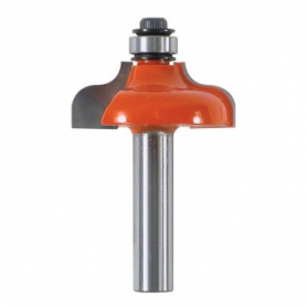 Фреза Кратон кромочная калевочная с подшипником  PROF Ø38,1х16,0 мм R6,3 мм, хв.8 мм