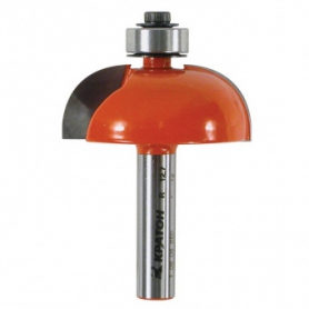 Фреза Кратон кромочная калевочная с подшипником  PROF Ø38,1х16,0 мм R12,7 мм, хв.8 мм