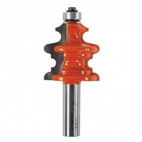 Фреза Кратон кромочная фигурная с подшипником  PROF Ø38,1х38,0 мм, хв.12 мм