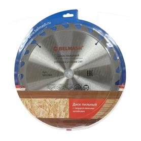 Диск пильный  по дереву BELMASH 315*3,4/2,2*30/32мм, 24Т