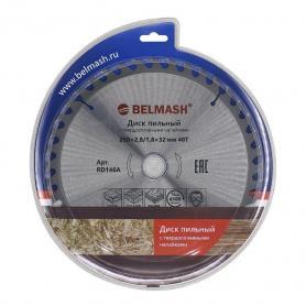Диск пильный  по дереву BELMASH 250*2,8/1,8*32/30мм 40Т