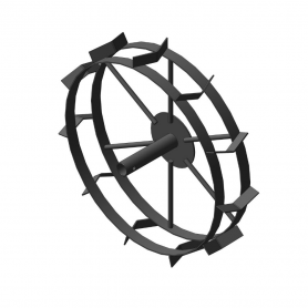 Грунтозацеп вал 30 мм. для окучивания 585/120мм. дл.втулки 180 мм. 2-обода.