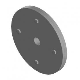 Фреза лепестковая вал 30 мм. D330мм.(4 ряда) дл. втулки 85 мм.
