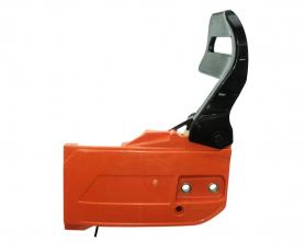 Крышка тормоза цепи в сборе Б.п.BR-45/52 (ПРЯМАЯ)