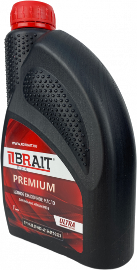 Масло BRAIT PREMIUM для пильных цепей Ultra (СВЕТЛОЕ) 1л