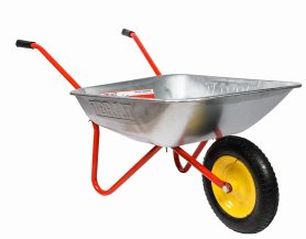 Тачка строительная 65л. 80кг, BRAIT 1к. 3.00-8/16 пневмо BRAIT