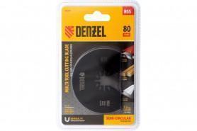 Отрезная полукруг., HSS, по металлу и дереву,  80 х 1,2мм, мелкий зуб Denzel